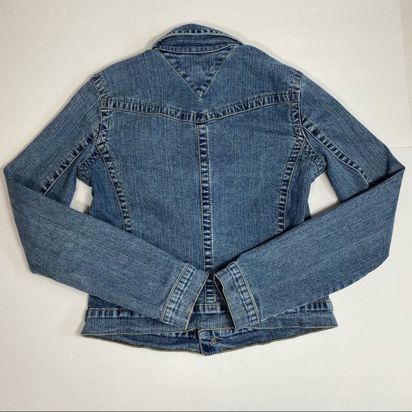 Vintage 90s Tommy Hilfiger Denim Jean Jacket M - Picture 11 of 12